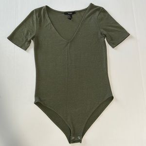 Forever 21 Olive Green Bodysuit | Size: M | $8